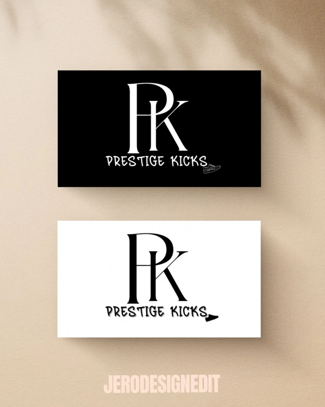 The Prestige Kicks logo designed by JDI